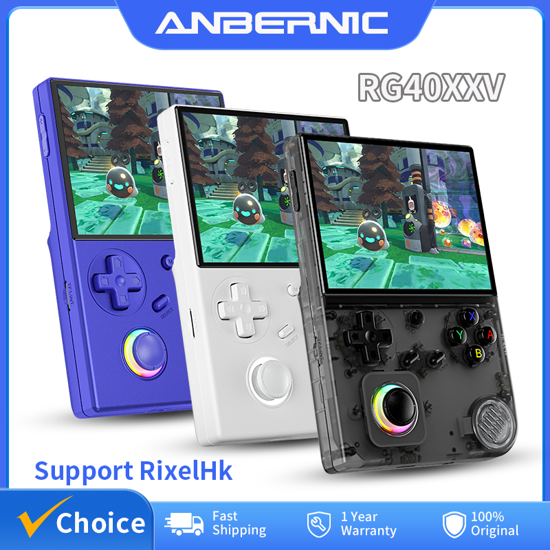Retro Gaming Mobile - ANBERNIC RG40XXV Retro คอนโซลเกมมือถือ 4 ''หน้าจอ