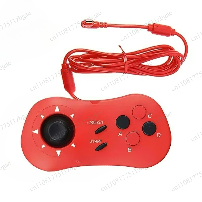 Game Retro Gaming - จอยสติ๊กเกมอาร์เคดขนาดเล็ก 15 พิน พร้อมปุ่มควบคุมแบบคลิกได้ จอยสติ๊กสำหรับเกมย้อนยุค อุปกรณ์เสริมสำหรับเปลี่ยนจอยสติ๊กเกม