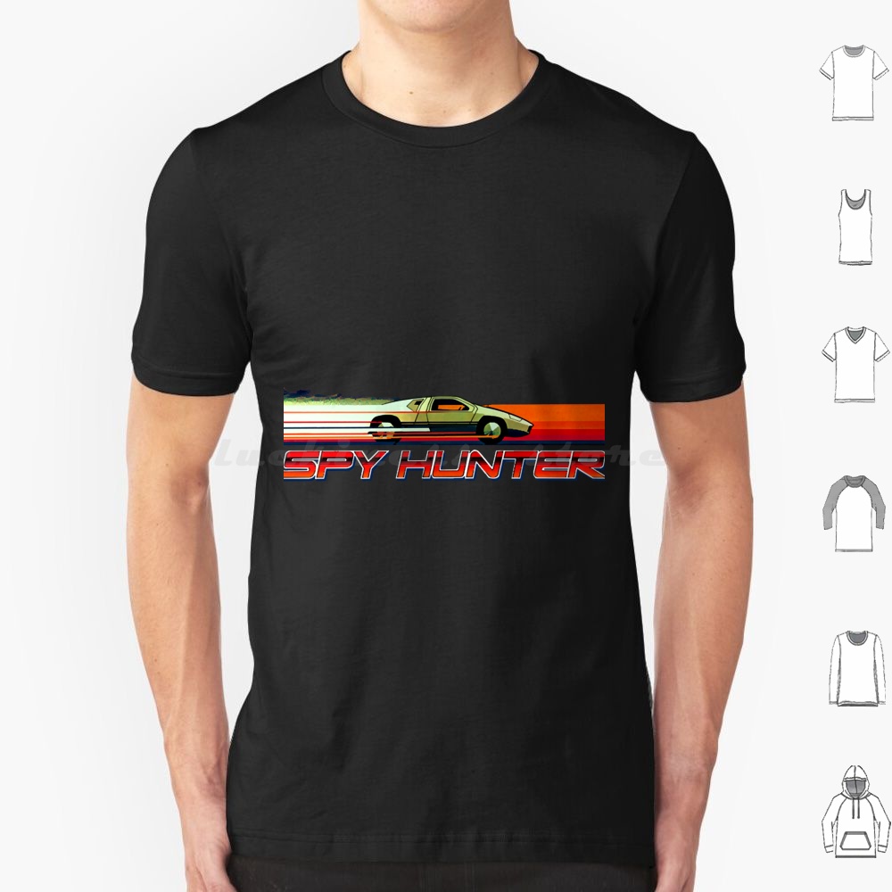 Game Retro Gaming - เสื้อยืดเกม Mod.5 Arcade Hunter ไซส์ใหญ่ ผ้าฝ้าย