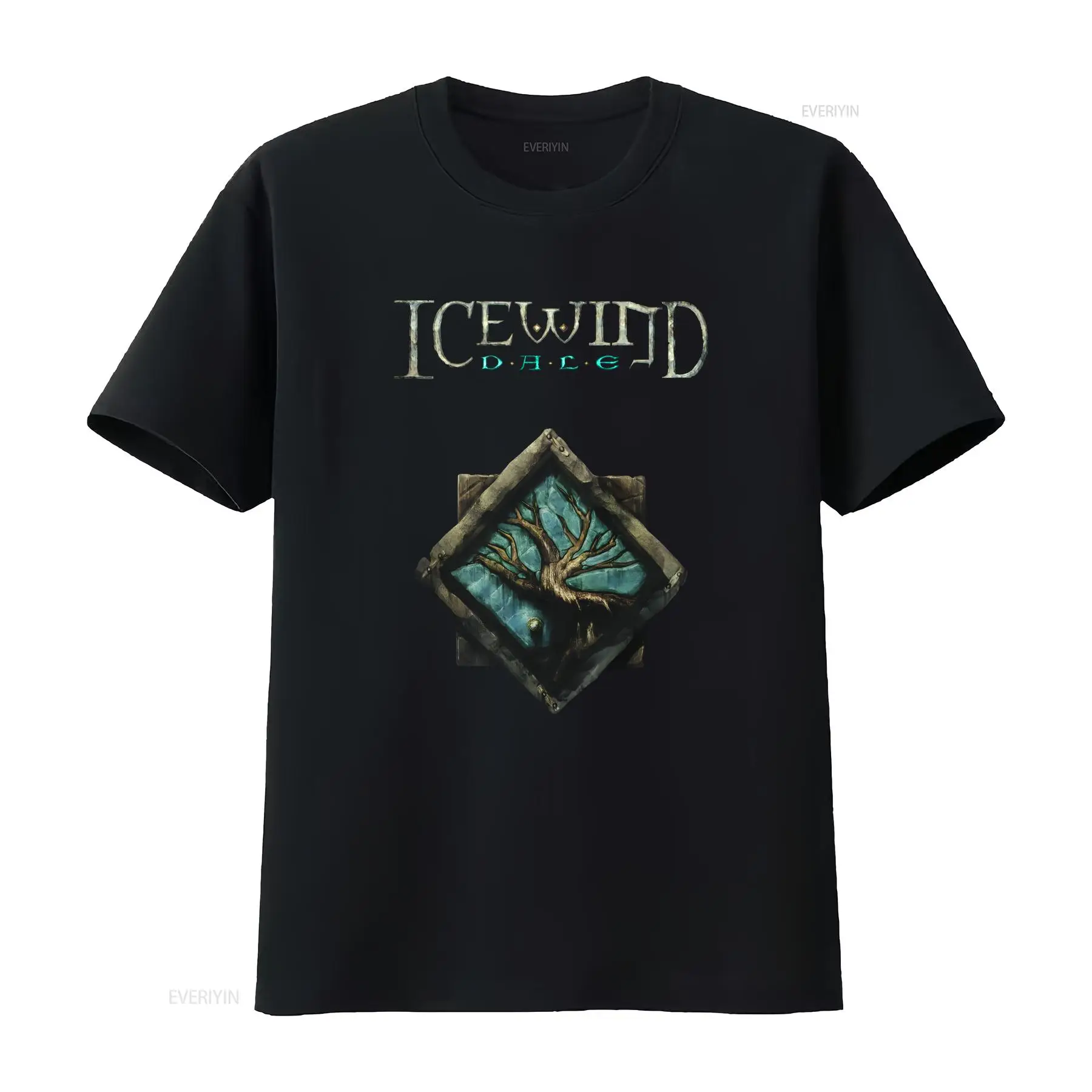 Game Retro Gaming - เสื้อยืดลายโลโก้เกม Icewind Dale คลาสสิก เกม RPG