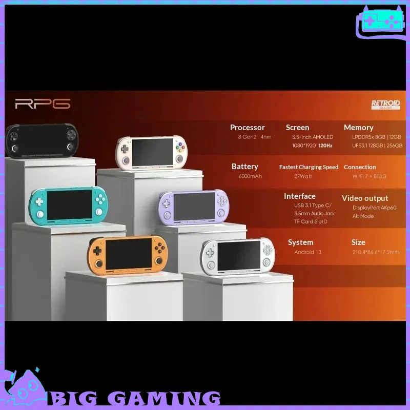 Retro Gaming Xbox - สำหรับเครื่องเล่นเกมพกพา Retroid Pocket G2 หน้าจอ OLED