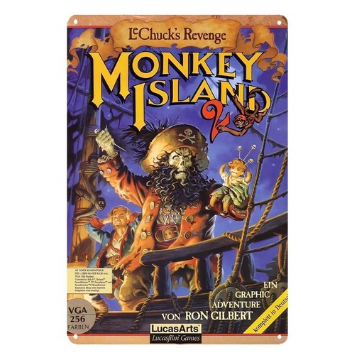 Retro Gaming Video - Monkey Island 2 Commodore Amiga วิดีโอเกมย้อนยุค