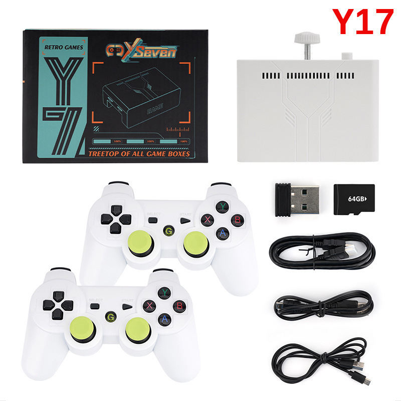 Retro Gaming Xbox - เครื่องเล่นเกมคอนโซล Bestseller Y7 ระบบคู่ กล่องรับสัญญาณ 64GB