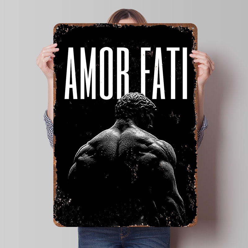 Retro Gaming Quotes - คำคมสโตอิก คำคมสไตล์สโตอิก คำคม Amor Fati โปสเตอร์พิมพ์ลาย