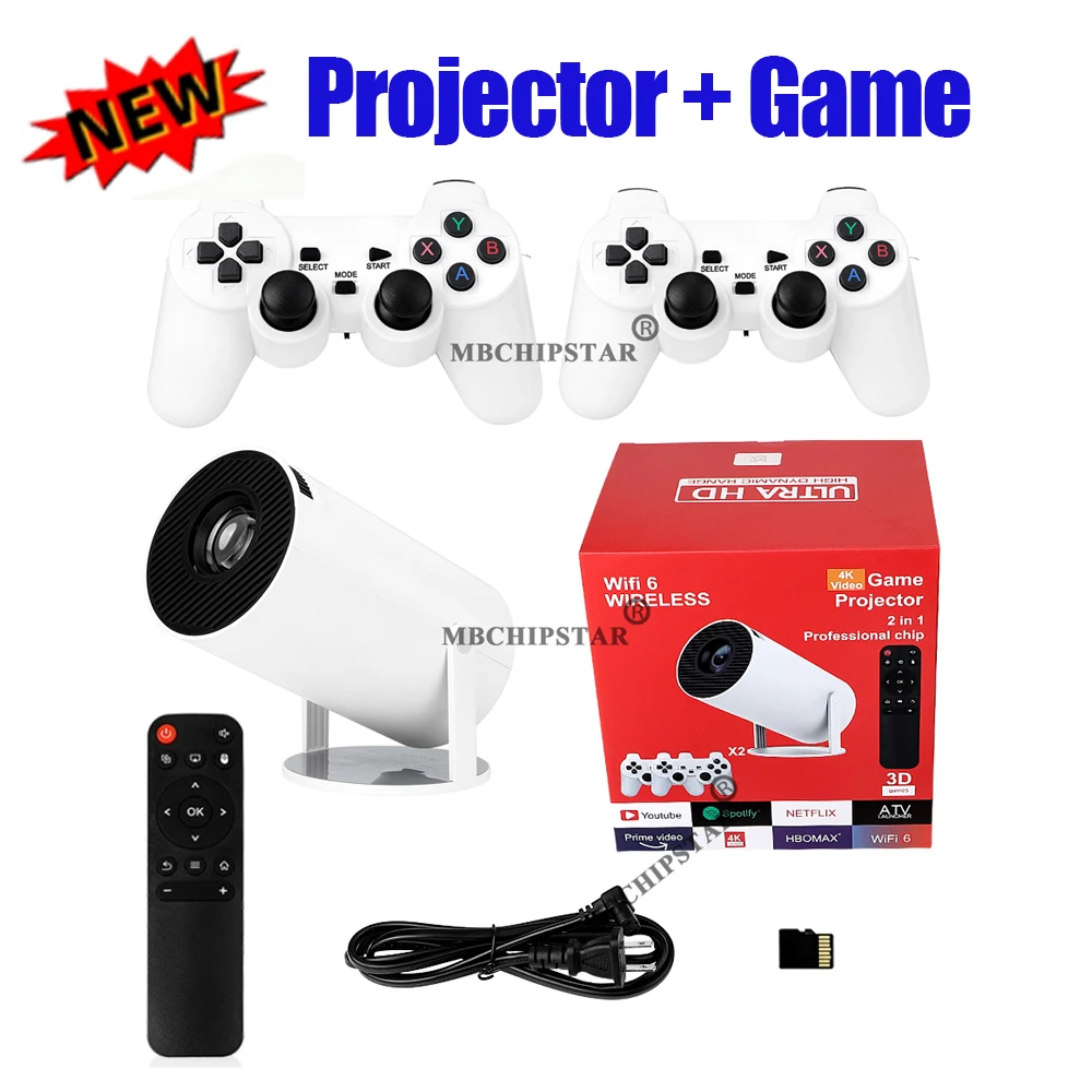 Retro Gaming With Projector - โปรเจคเตอร์เกมมิ่ง H90PRO 4K รองรับเกม 3D ย้อนยุคกว่า