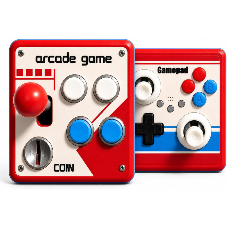 Game Retro Gaming - ฝาครอบสวิตช์ไฟแบบไม่ต้องเจาะ แผงสวิตช์เกมอาร์เคดสไตล์เรโทร แผ่นสวิตช์ติดผนังตกแต่งพร้อมจอยสติ๊ก เหมาะเป็นของขวัญสำหรับผู้ที่ชื่นชอบการเล่นเกม