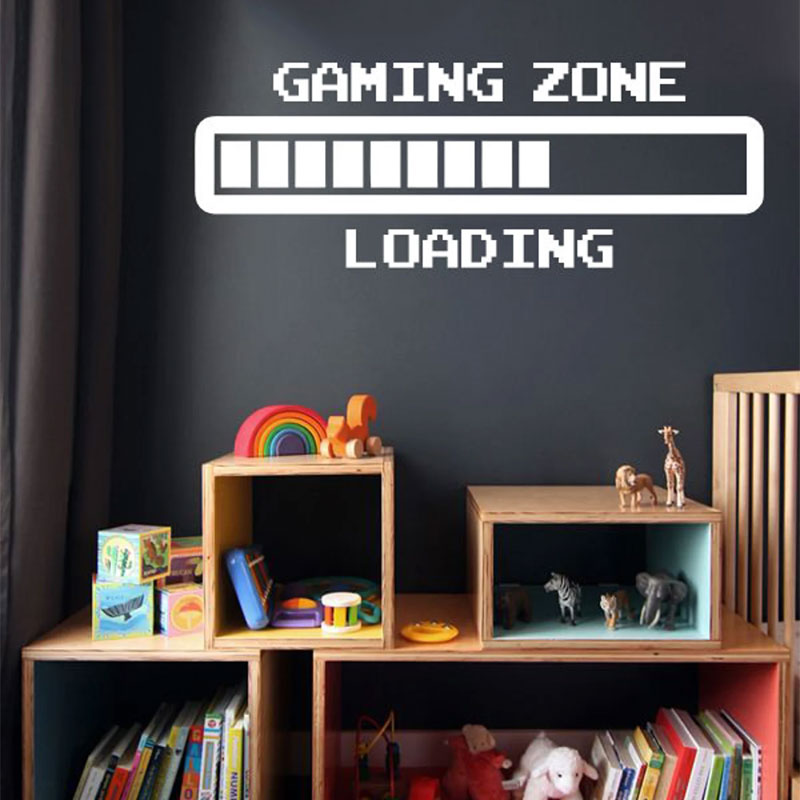 Retro Gaming Wallpaper - GAMING Zone Retro Loading Wall Art