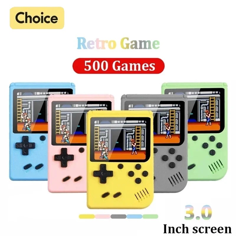Retro Gaming Device - Retro แบบพกพา Mini คอนโซลวิดีโอเกมมือถือ 8 บิต