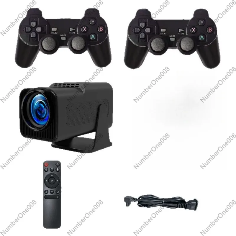 Retro Gaming With Projector - โปรเจคเตอร์เกมมิ่ง 4K อัจฉริยะ, โปรเจคเตอร์โฮมเธียเตอร์ 1080P พร้อมระบบแอนดรอยด์,
