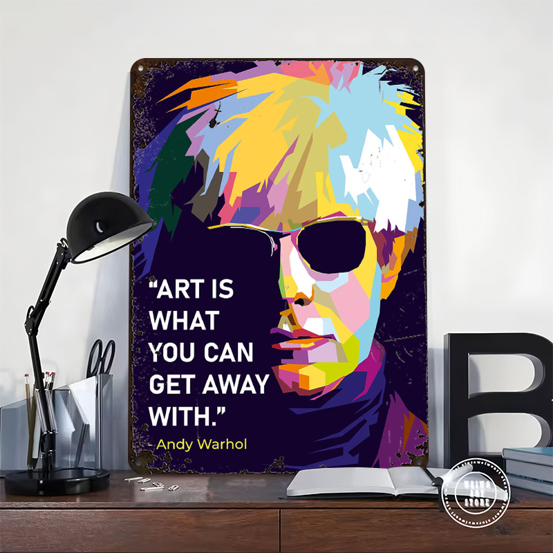 โปสเตอร์คำคมแอนดี้ วอร์ฮอล ป้า - Retro Gaming Quotes บทวิจารณ์และราคา