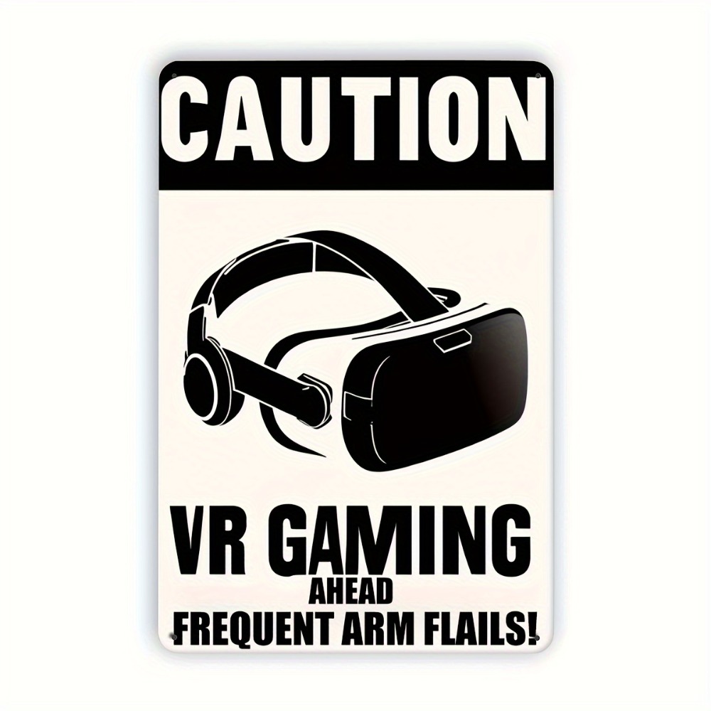 ป้ายโลหะเตือนความปลอดภัยสำหรับ - Retro Gaming In Vr บทวิจารณ์และราคา