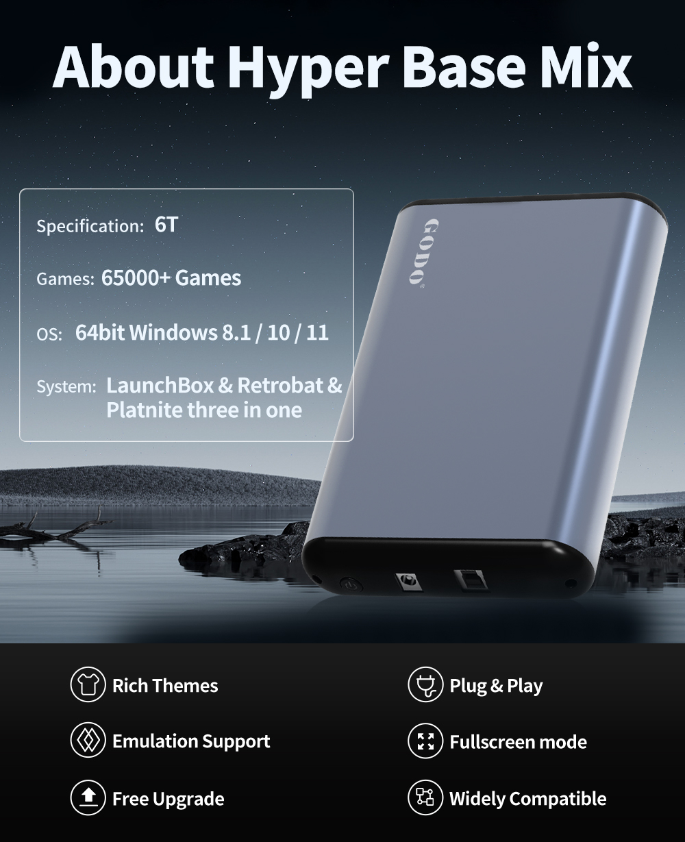 JMachen 6TB แบบพกพา HDD ระบบ 3 - Retro Gaming Xbox บทวิจารณ์และราคา