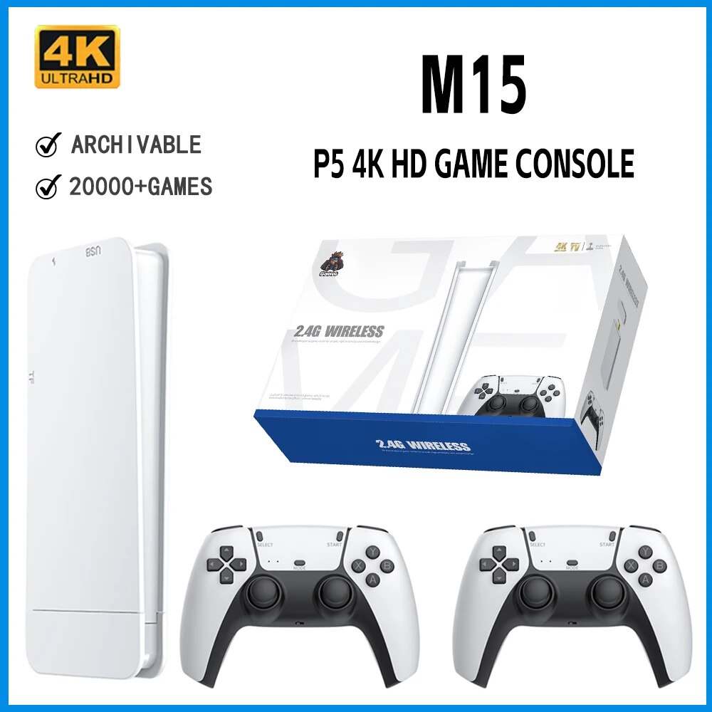 เครื่องเล่นเกม NEW M15 4K HD พ - Retro Gaming Xbox บทวิจารณ์และราคา