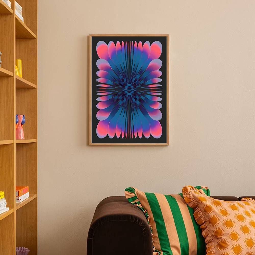 โปสเตอร์ลายกะโหลกไล่เฉดสีสไตล์ - Retro Gaming Wallpaper บทวิจารณ์และราคา