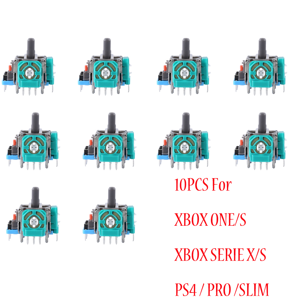 10Pcs 3D Analog จอยสติ๊กเปลี่ย - Retro Gaming Xbox 360 บทวิจารณ์และราคา