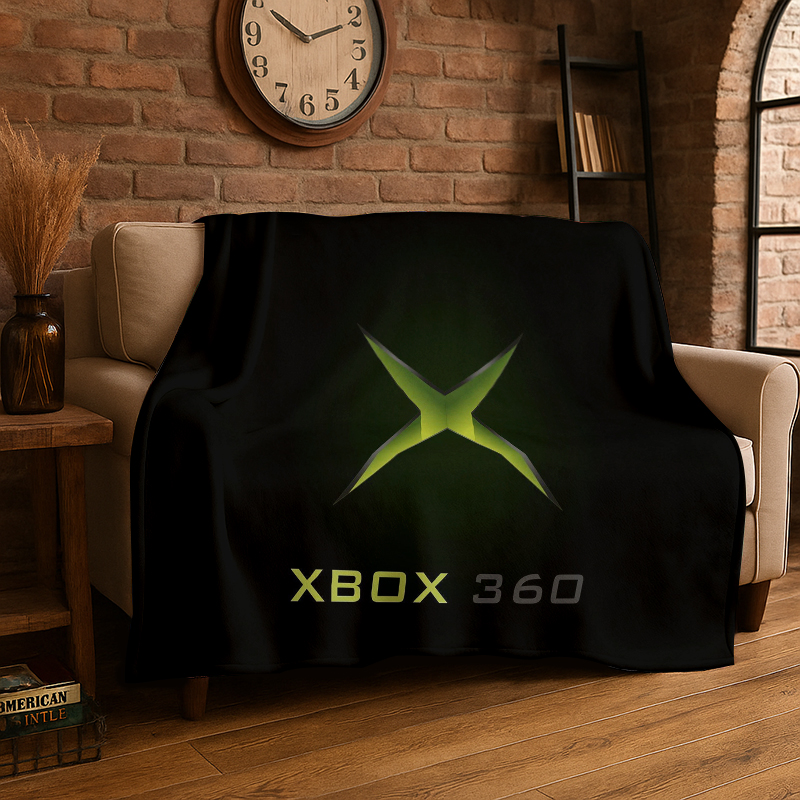 ผ้าห่มลายโลโก้เกมเมอร์ Xbox สไ - Retro Gaming Xbox บทวิจารณ์และราคา