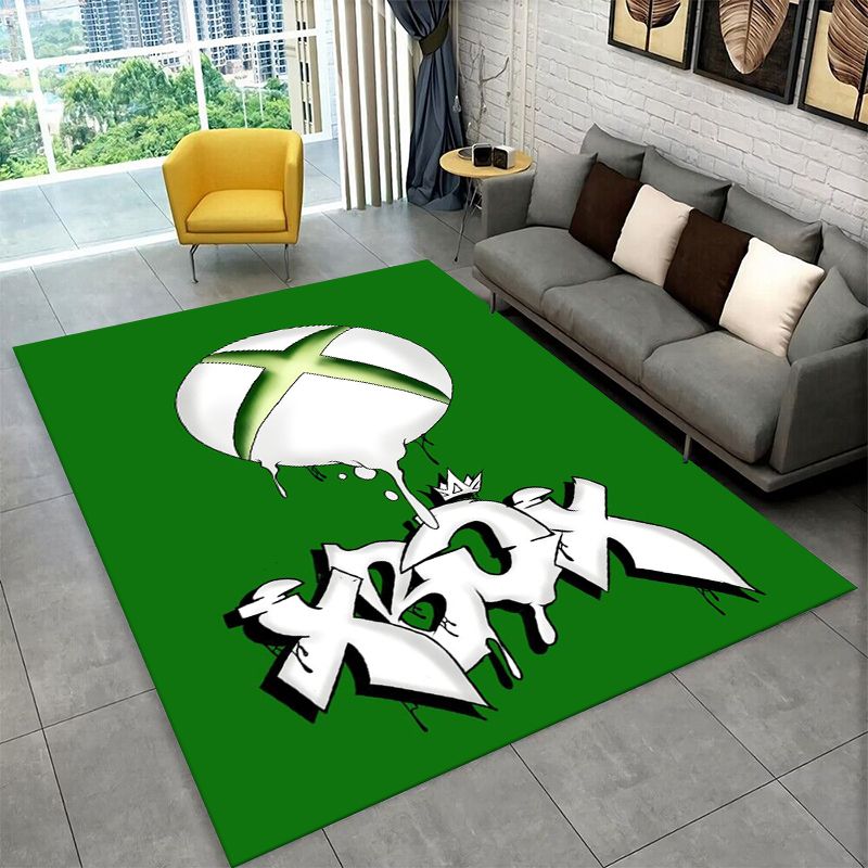 พรมลายโลโก้เกมเมอร์ Xbox สไตล์ - Retro Gaming Xbox บทวิจารณ์และราคา