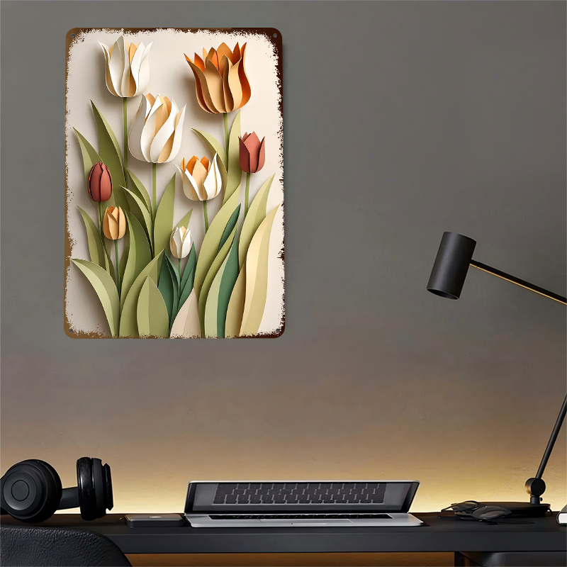 โปสเตอร์พิมพ์ลายดอกทิวลิปตัดจา - Retro Gaming Wallpaper บทวิจารณ์และราคา