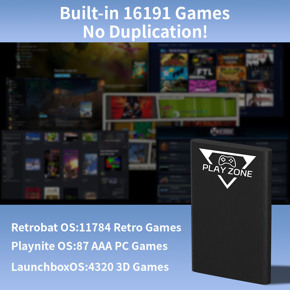 ฮาร์ดดิสก์พกพา Play Zone 1TB ส - Retro Gaming Xbox บทวิจารณ์และราคา