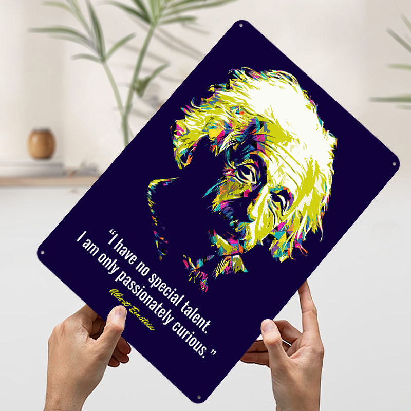 โปสเตอร์โลหะคำคมอัลเบิร์ต ไอน์ - Retro Gaming Quotes บทวิจารณ์และราคา