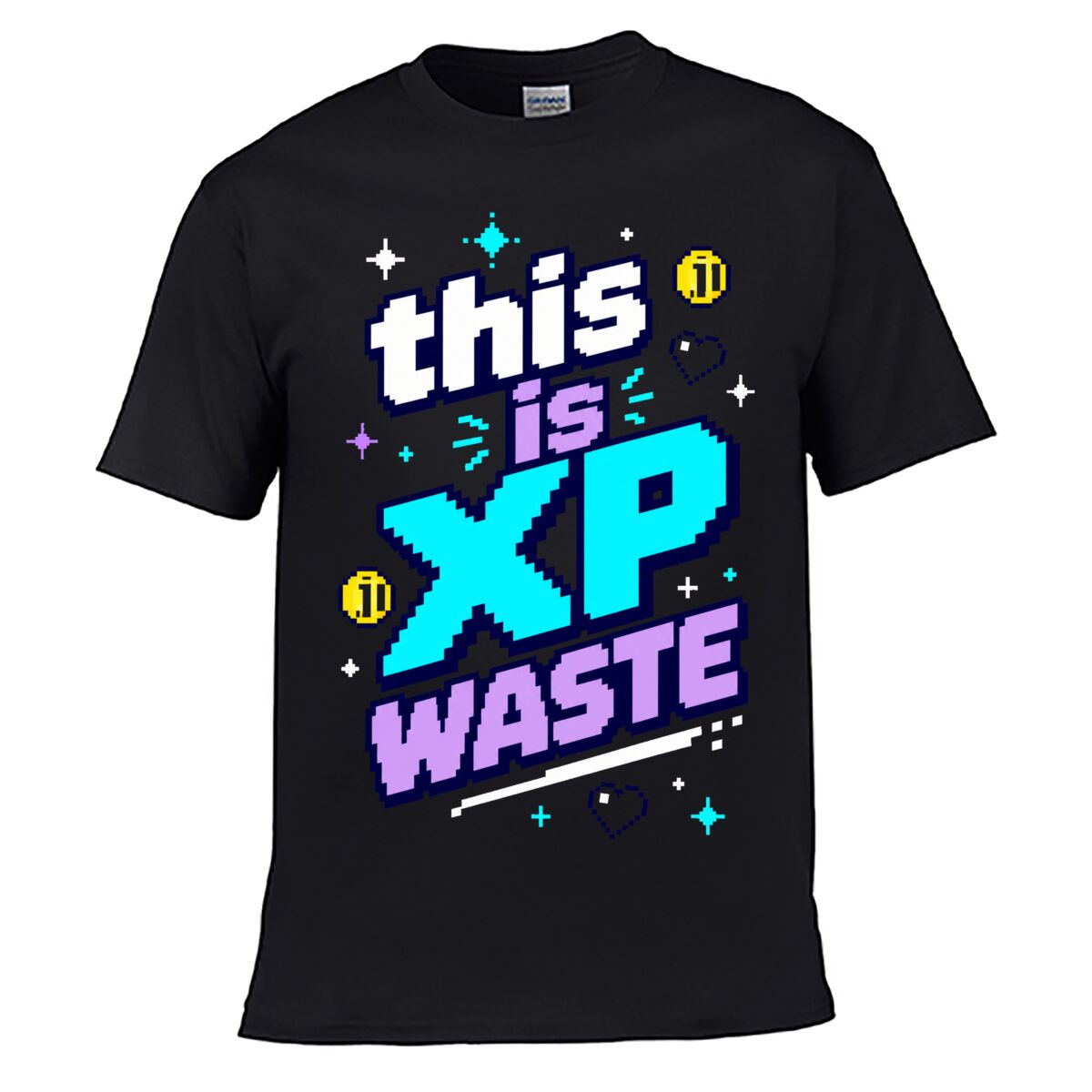 เสื้อยืดลำลองสไตล์วินเทจพิมพ์ล - Retro Gaming Quotes บทวิจารณ์และราคา