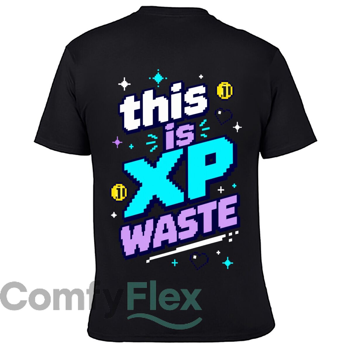 เสื้อยืดลำลองสไตล์วินเทจพิมพ์ล - Retro Gaming Quotes บทวิจารณ์และราคา