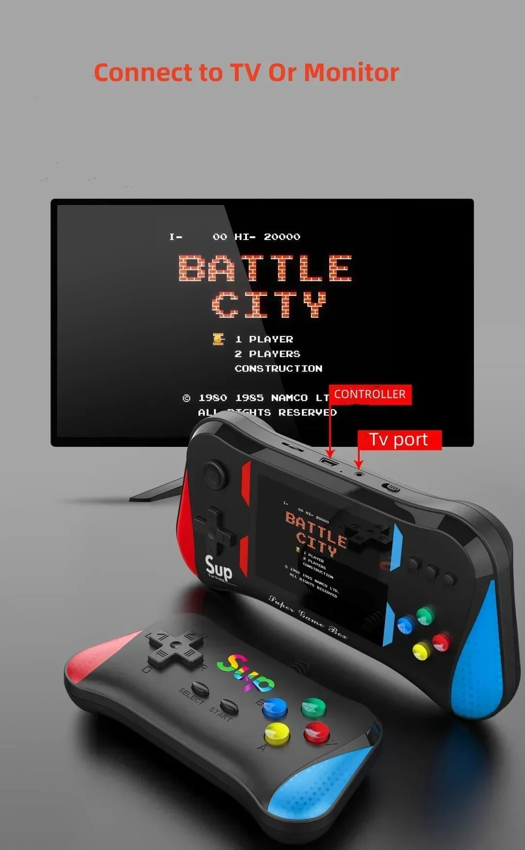 คอนโซลเกมเด็กปาล์ม Retro เก่าเ - Retro Gaming Setup บทวิจารณ์และราคา