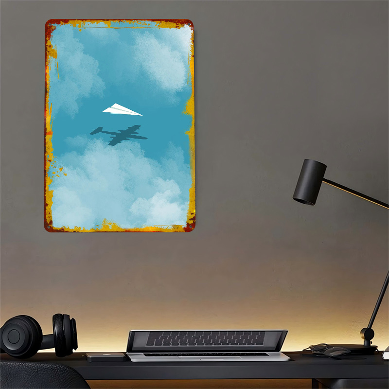 โปสเตอร์พิมพ์ลายเครื่องบินกระด - Retro Gaming Wallpaper บทวิจารณ์และราคา