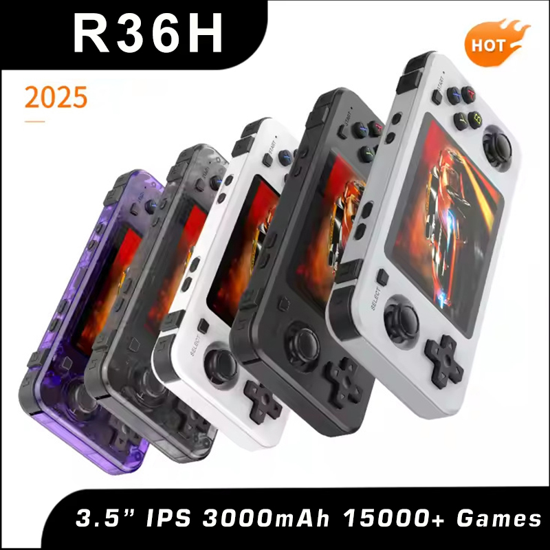 ใหม่ R36H Retro คอนโซลมือถือ O - Retro Gaming R36S บทวิจารณ์และราคา