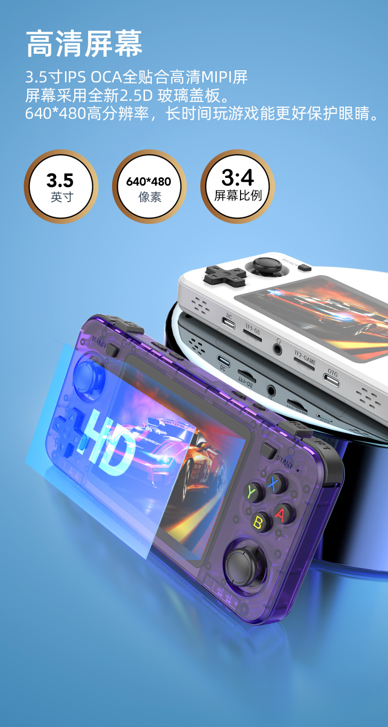 ใหม่ R36H Retro คอนโซลมือถือ O - Retro Gaming R36S บทวิจารณ์และราคา
