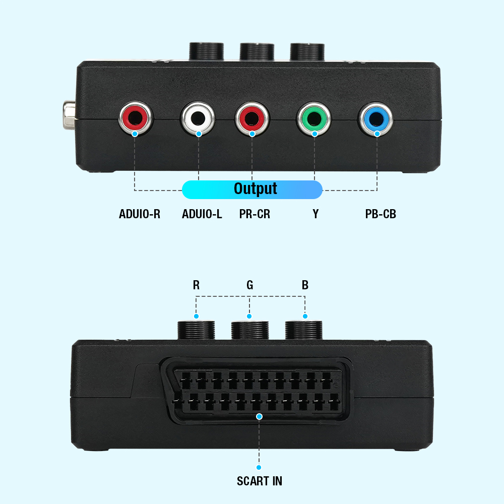 RGBS VGA TO YPBPR ตัวแปลงสัญญา - Retro Gaming Setup บทวิจารณ์และราคา